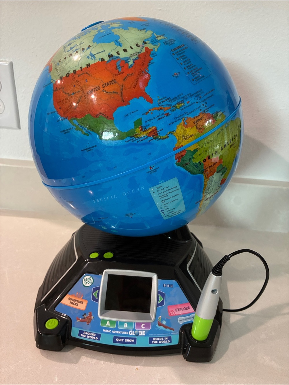 Educational Talking Globe with Interactive Pen - Blue